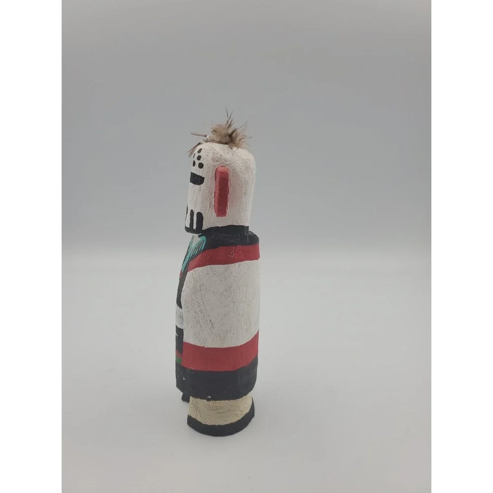 Native American Hopi Southwest Kachina Doll L. POOLEY Hopi SNOW - Picture 7 of 10